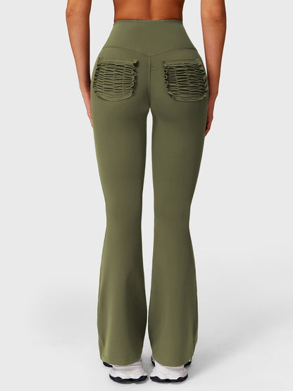 Legginsy Elise Ruffle Pocket Flare - Ironfit PL