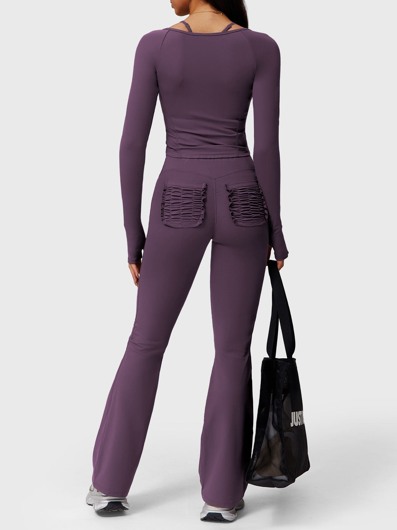 Legginsy Elise Ruffle Pocket Flare - Ironfit PL