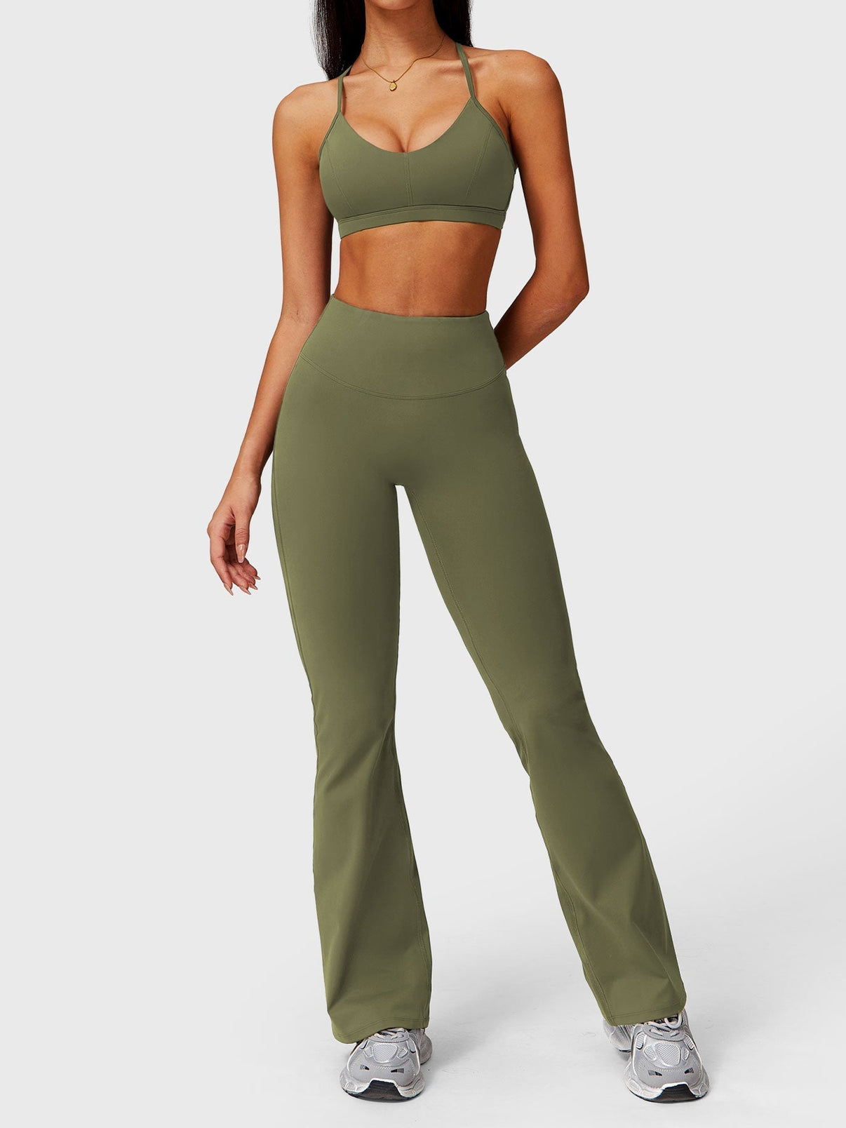 Legginsy Elise Ruffle Pocket Flare - Ironfit PL
