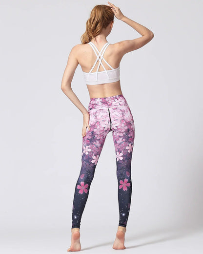 Legginsy Floral Midnight - Ironfit PL