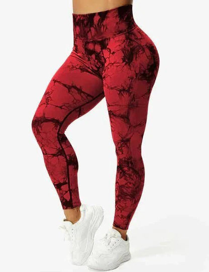 Legginsy Ironfit Kolorowe Czerwone - Ironfit PL