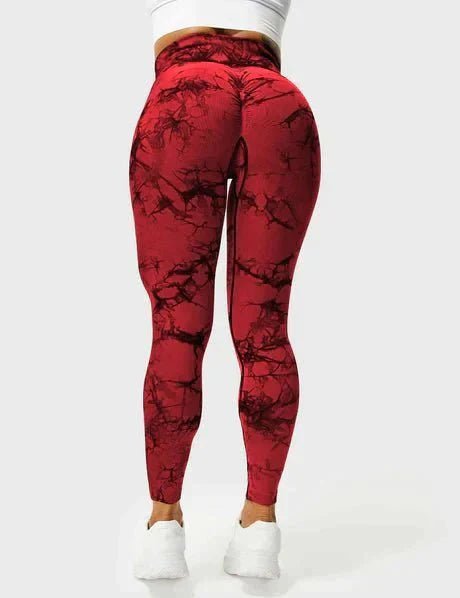 Legginsy Ironfit Kolorowe Czerwone - Ironfit PL