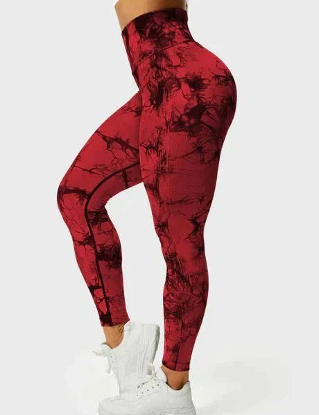 Legginsy Ironfit Kolorowe Czerwone - Ironfit PL