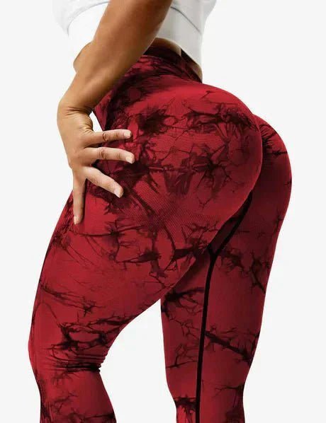 Legginsy Ironfit Kolorowe Czerwone - Ironfit PL