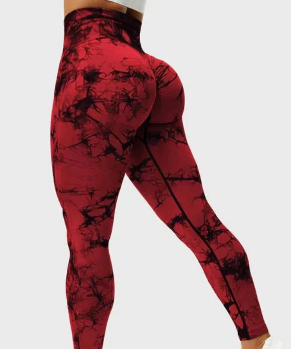 Legginsy Ironfit Kolorowe Czerwone - Ironfit PL