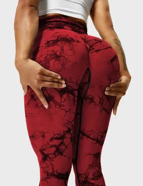 Legginsy Ironfit Kolorowe Czerwone - Ironfit PL
