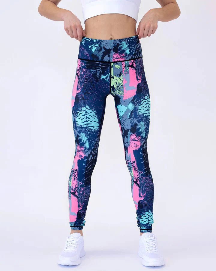 Legginsy Ocean Absztract - Ironfit PL