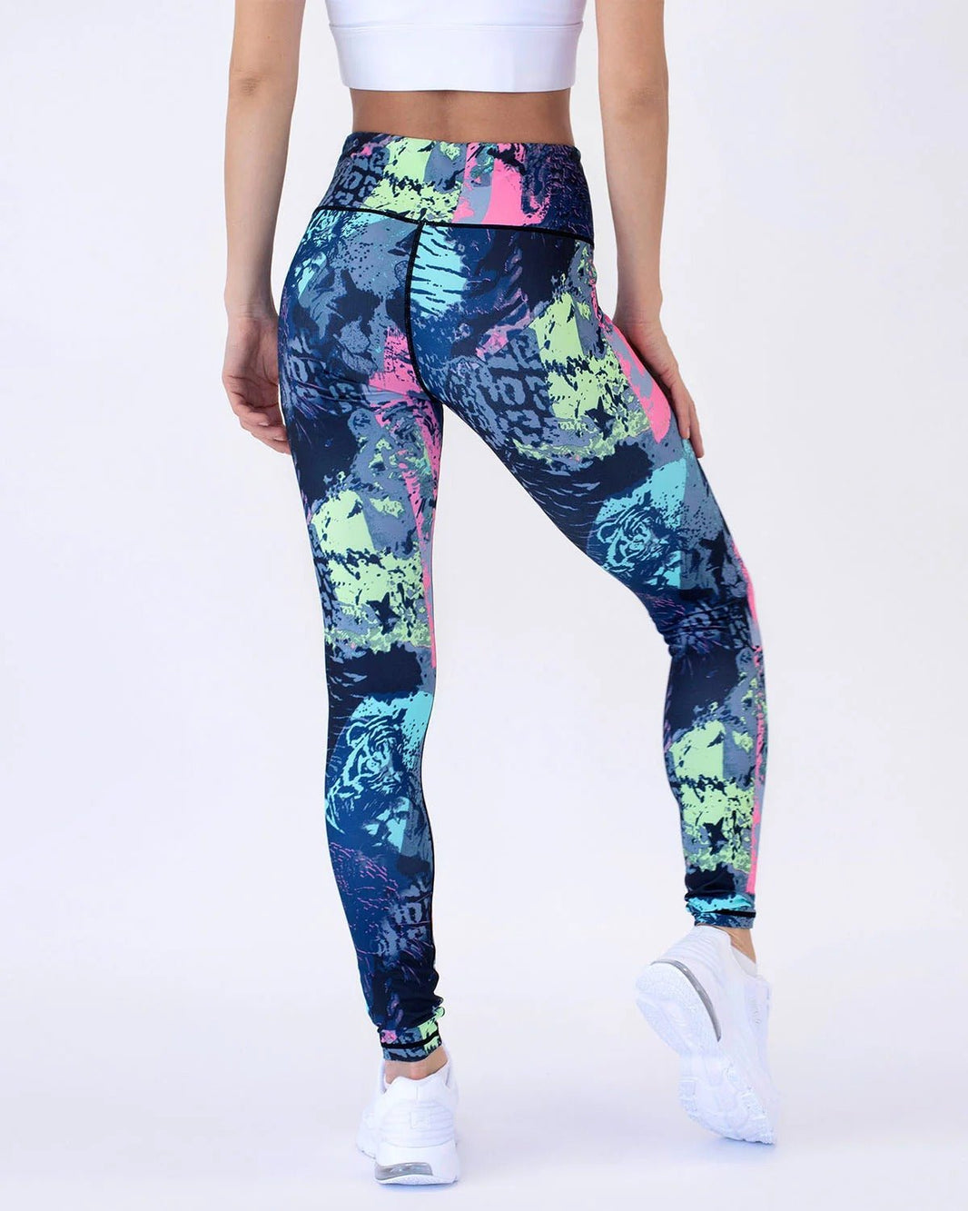 Legginsy Ocean Absztract - Ironfit PL