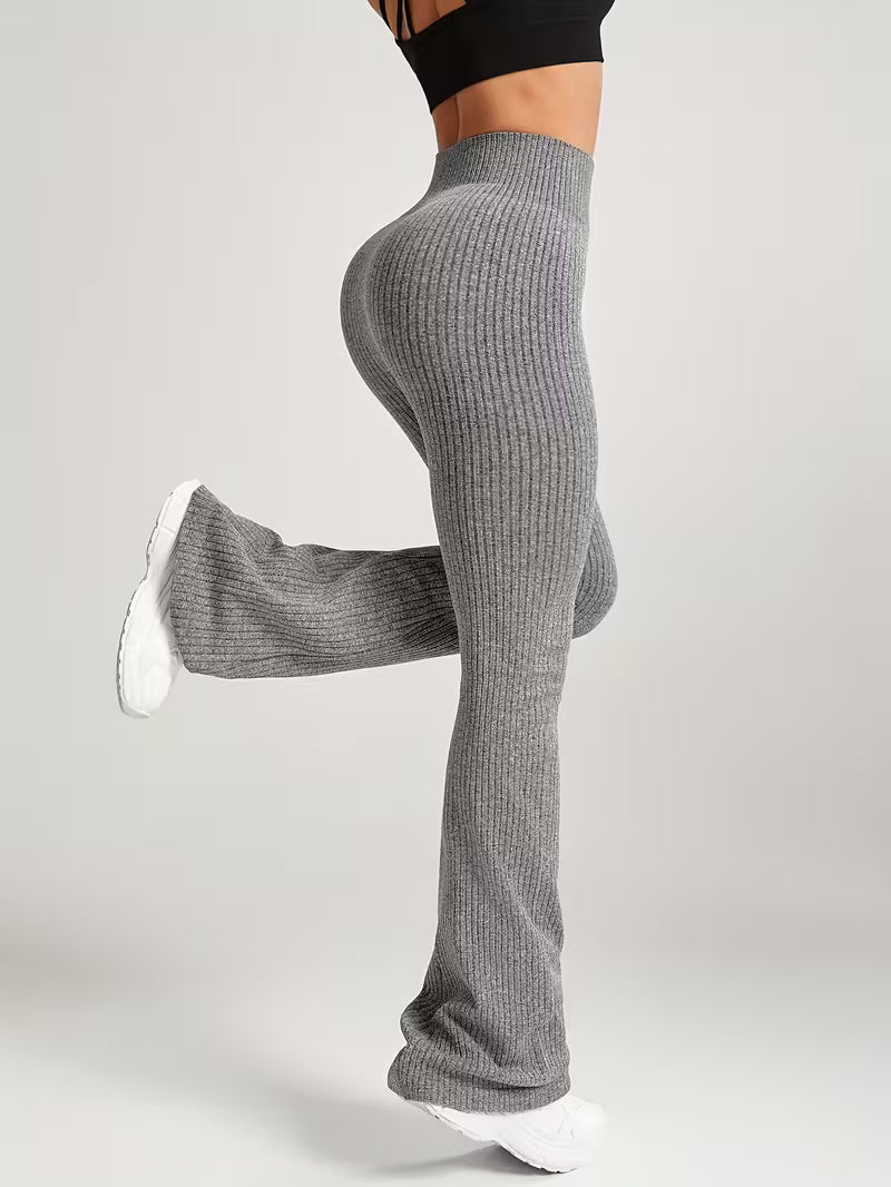 Legginsy Ribbed Seamless Flare - Ironfit PL
