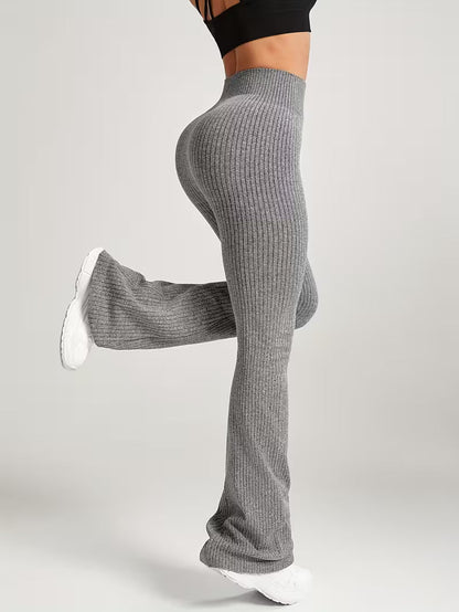 Legginsy Ribbed Seamless Flare - Ironfit PL
