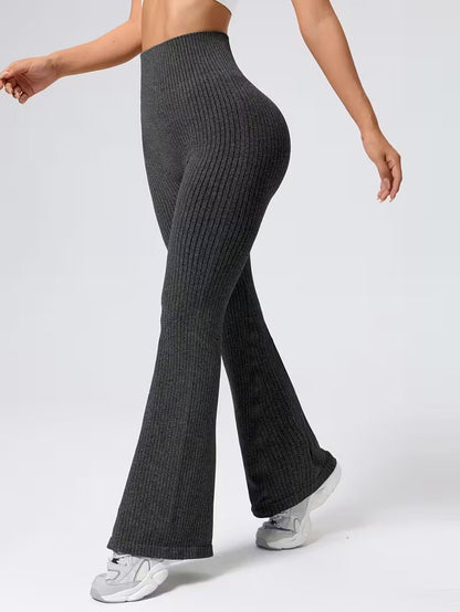 Legginsy Ribbed Seamless Flare - Ironfit PL