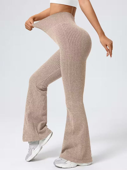 Legginsy Ribbed Seamless Flare - Ironfit PL