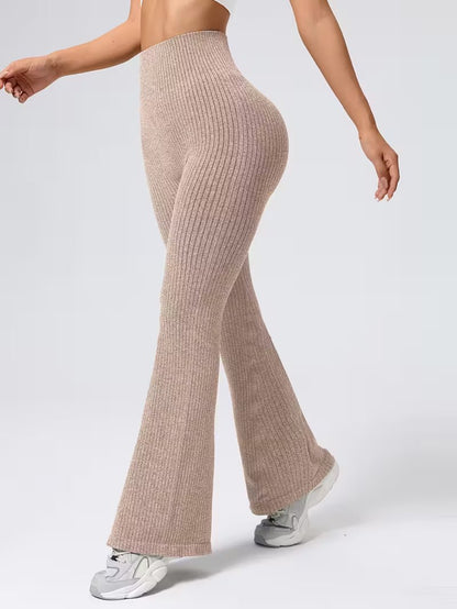Legginsy Ribbed Seamless Flare - Ironfit PL