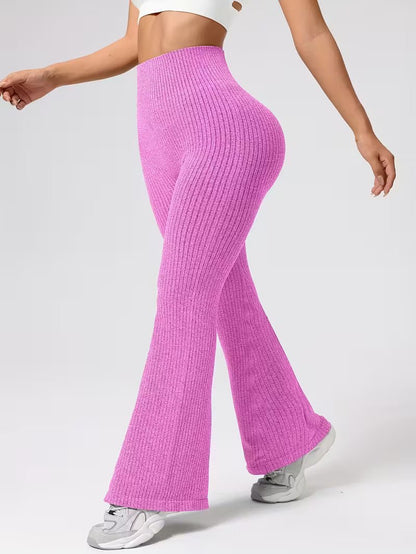 Legginsy Ribbed Seamless Flare - Ironfit PL
