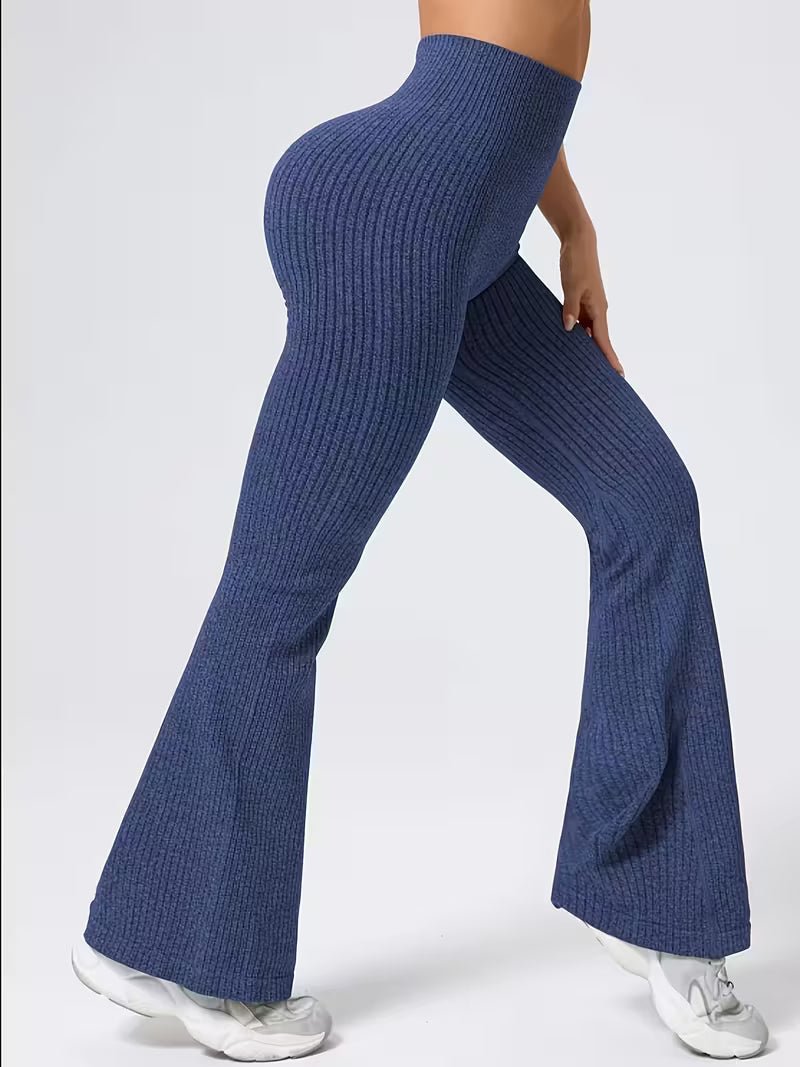 Legginsy Ribbed Seamless Flare - Ironfit PL