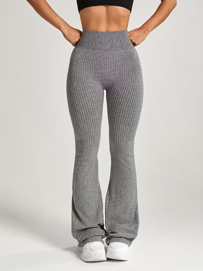 Legginsy Ribbed Seamless Flare - Ironfit PL