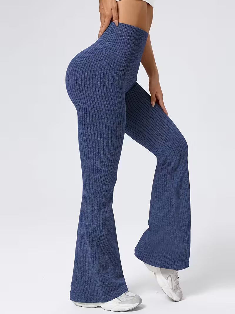 Legginsy Ribbed Seamless Flare - Ironfit PL