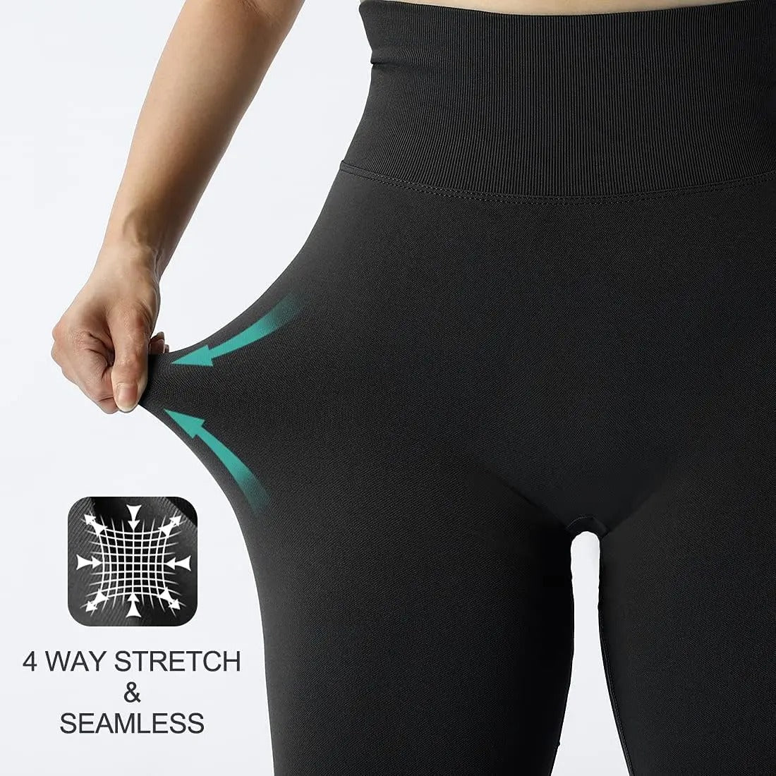 Legginsy Seamless z wysokim stanem i efektem push - up - Ironfit PL