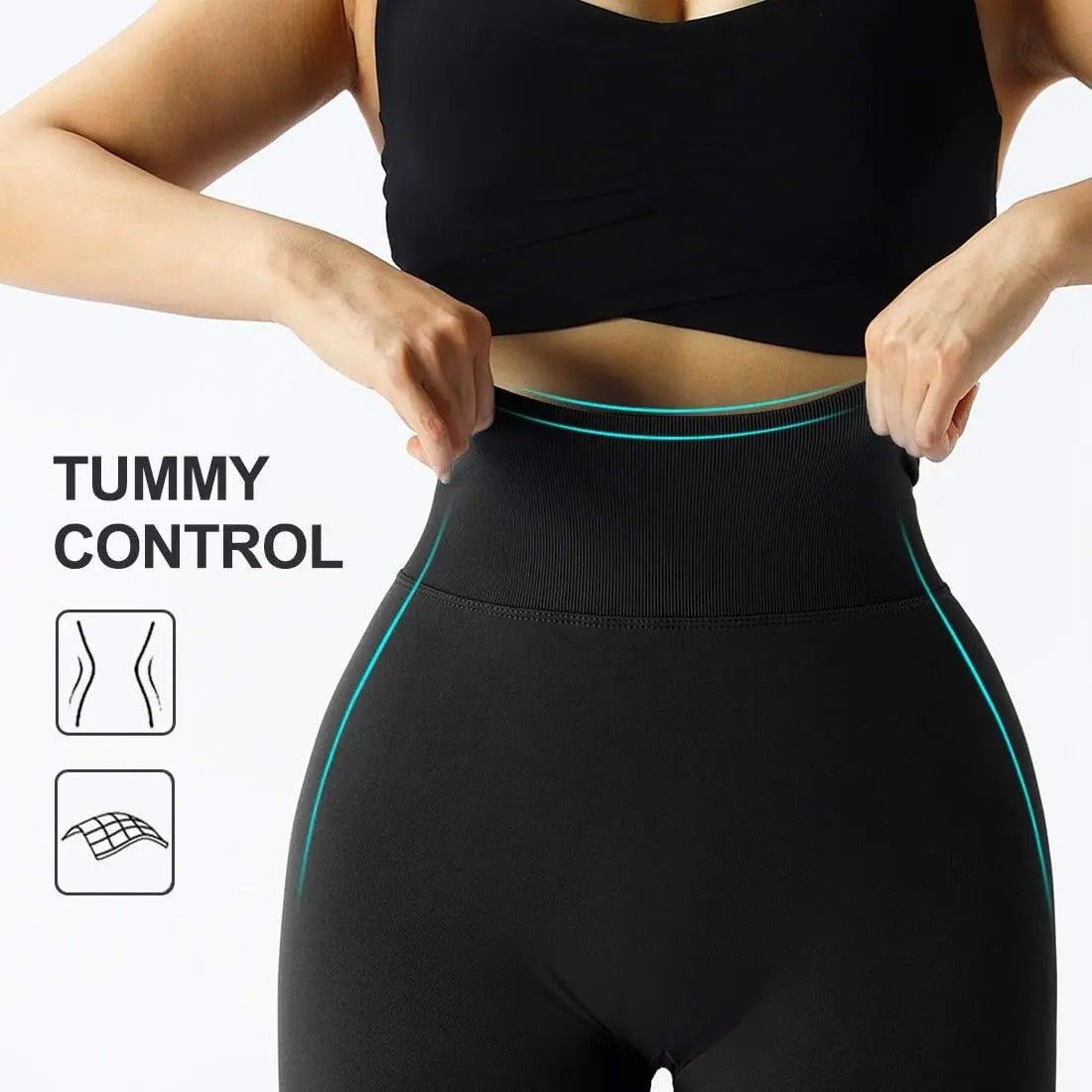 Legginsy Seamless z wysokim stanem i efektem push - up - Ironfit PL