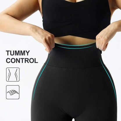 Legginsy Seamless z wysokim stanem i efektem push - up - Ironfit PL