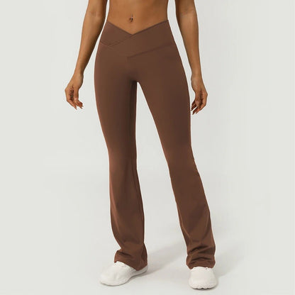 Legginsy V - Cross front flare - Ironfit PL