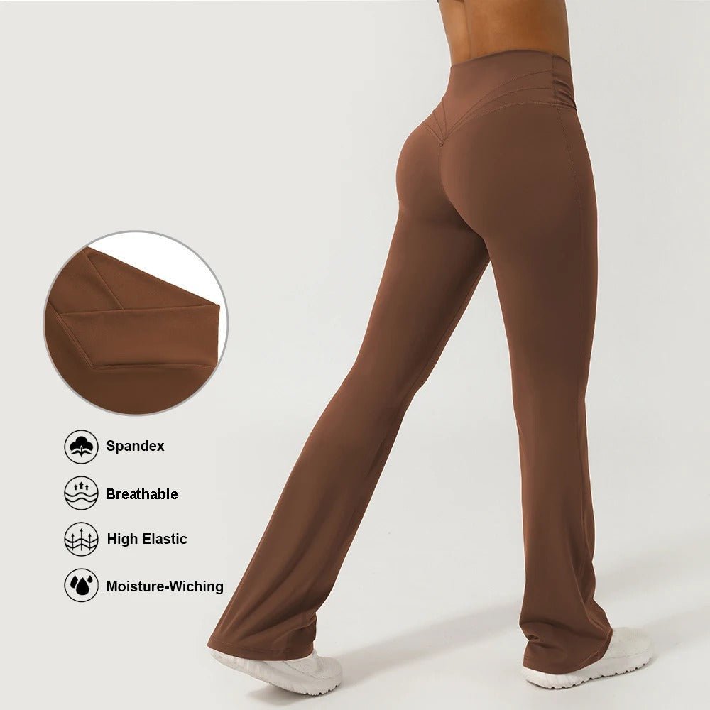 Legginsy V - Cross front flare - Ironfit PL