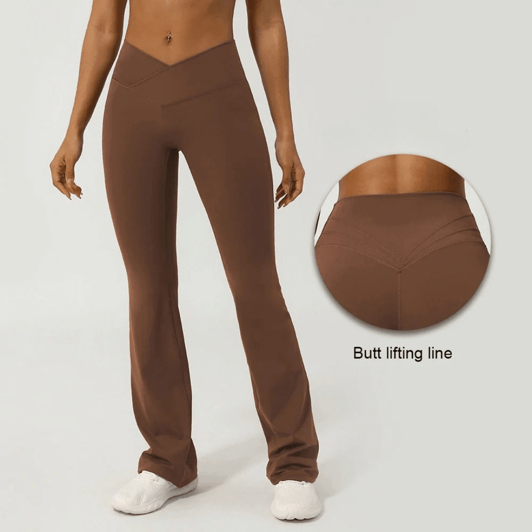 Legginsy V - Cross front flare - Ironfit PL