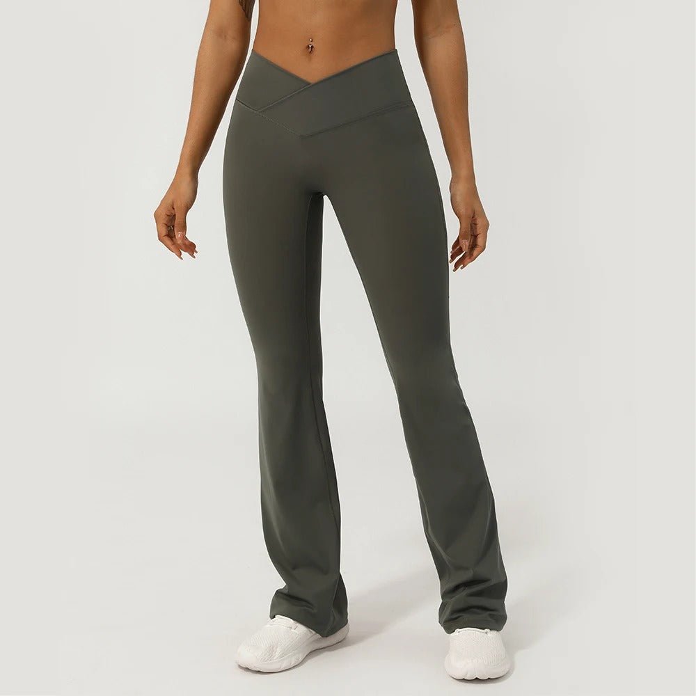 Legginsy V - Cross front flare - Ironfit PL