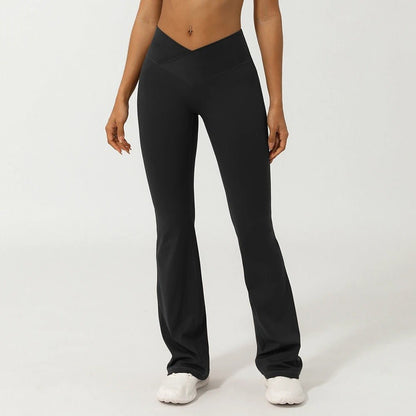 Legginsy V - Cross front flare - Ironfit PL