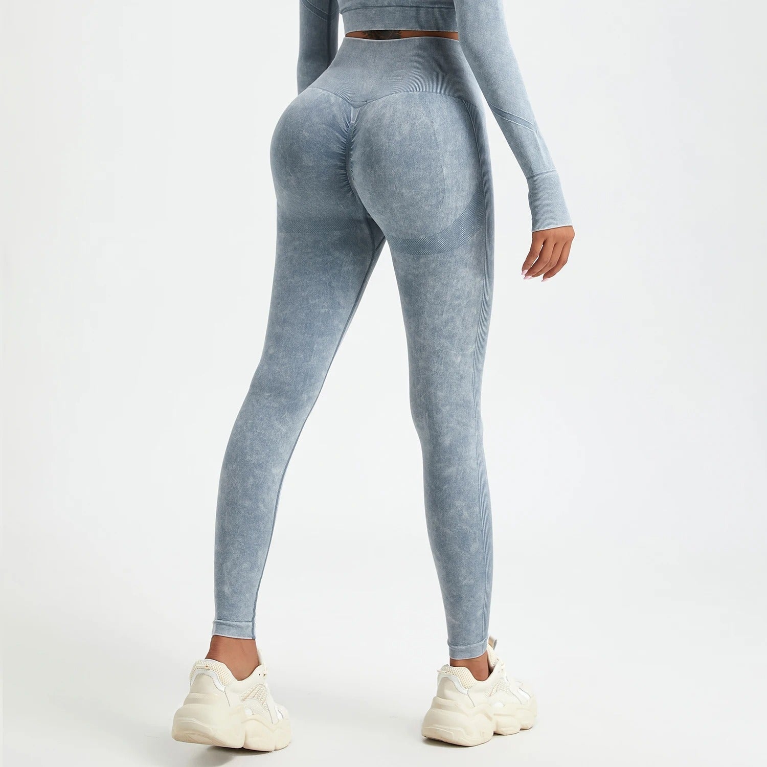 Legginsy Washed Seamless Push - up - Ironfit PL
