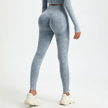 Legginsy Washed Seamless Push - up - Ironfit PL