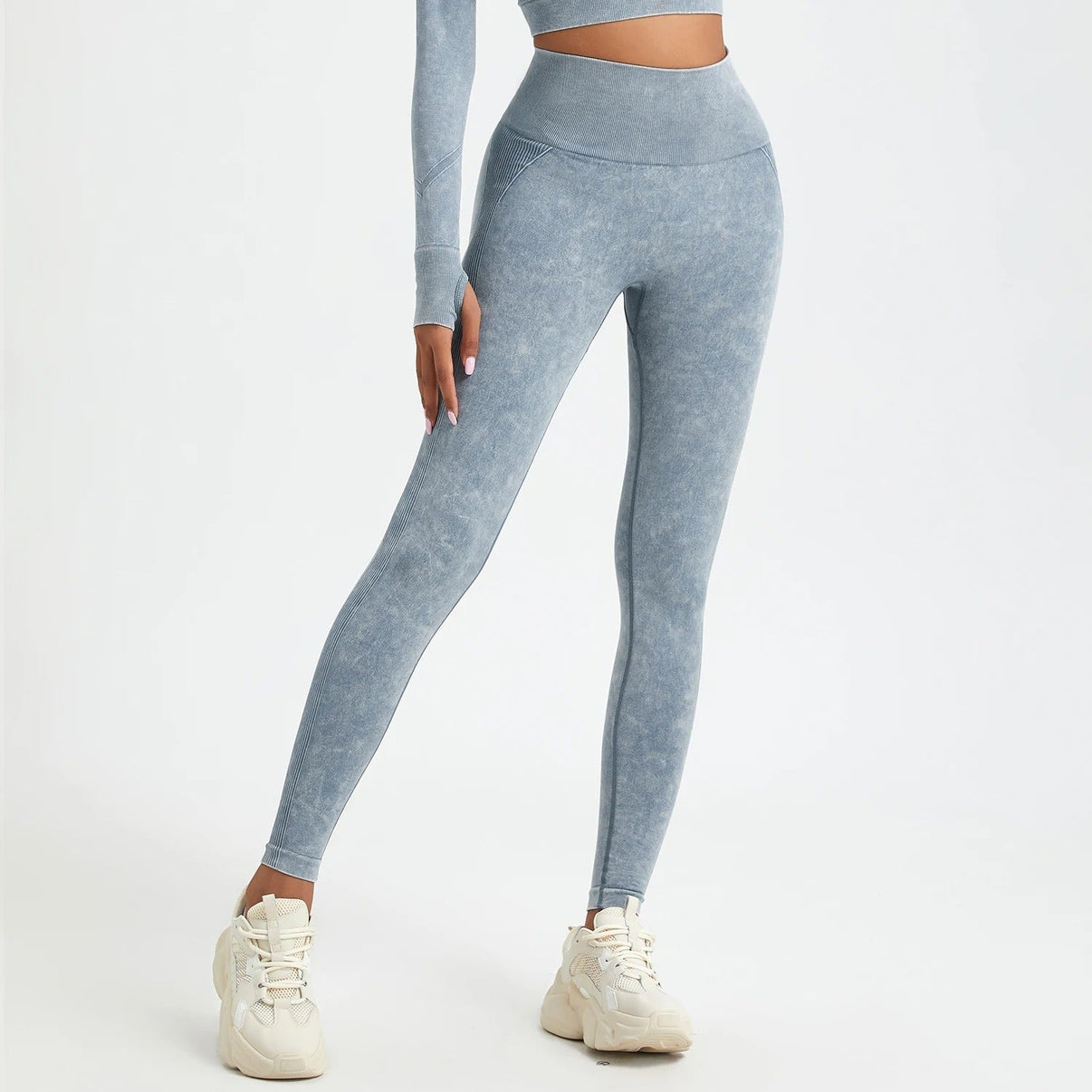 Legginsy Washed Seamless Push - up - Ironfit PL