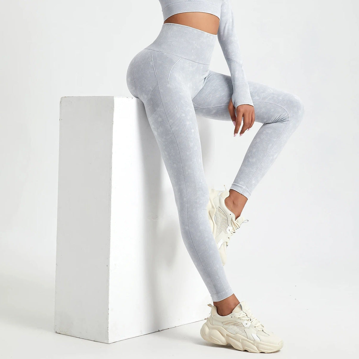 Legginsy Washed Seamless Push - up - Ironfit PL