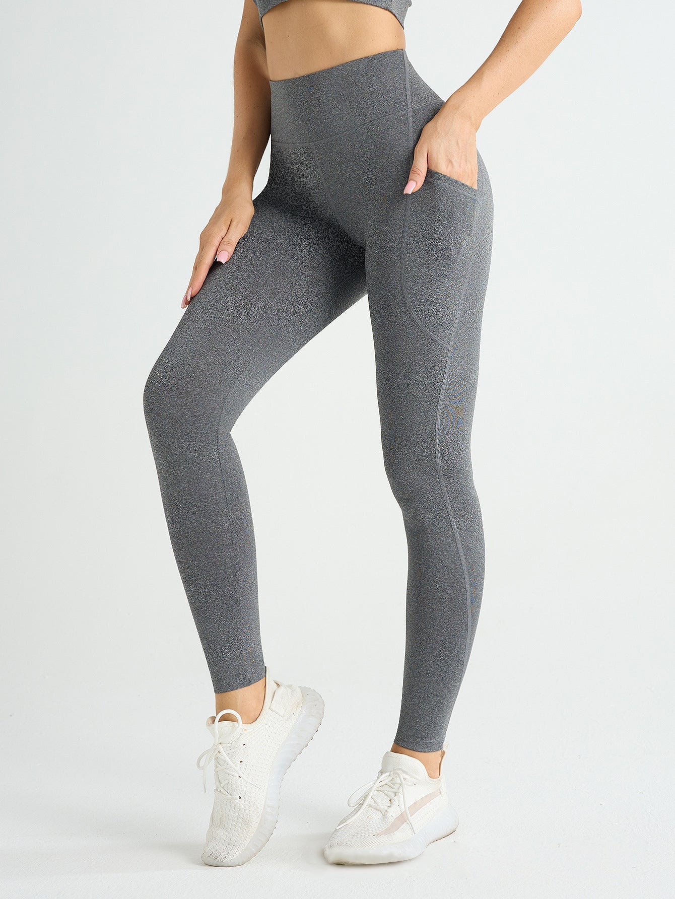 Legginsy z wysokim stanem i kieszenią - Ironfit PL