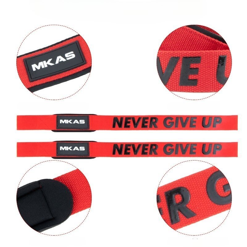 Lifting straps – NEVER GIVE UP - Ironfit PL