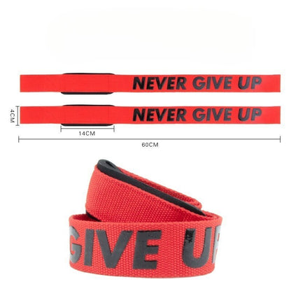 Lifting straps – NEVER GIVE UP - Ironfit PL