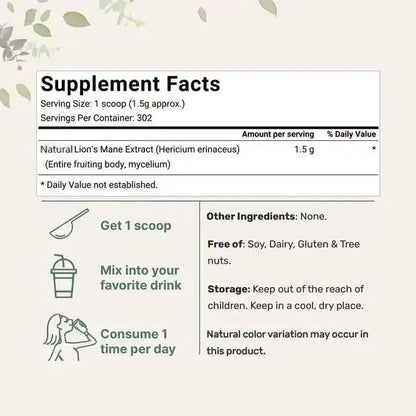 Organic Lions Mane - Ironfit PL