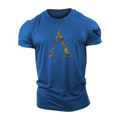 Symbol Sparty Woodland Camo – koszulka na siłownię – Gymfit