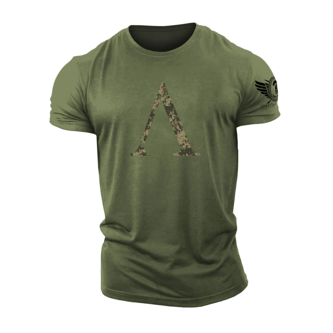 Symbol Sparty Woodland Camo – koszulka treningowa – Gymfit