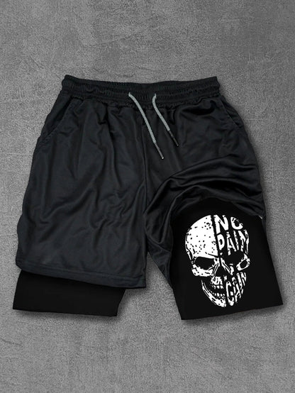 Spodenki No pain No gain Skull Performance - Ironfit PL