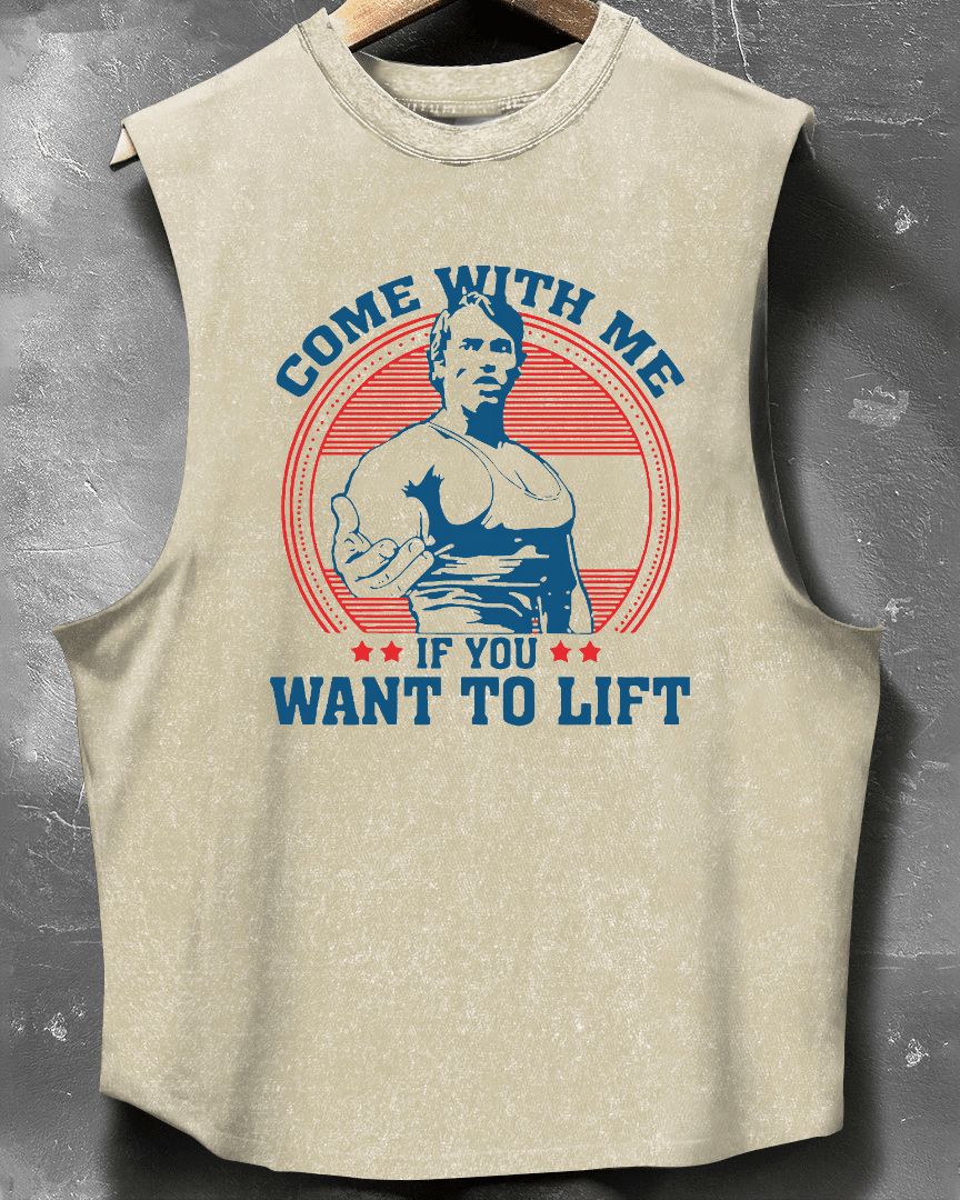 TANK TOP COME WITH ME IF YOU WANT TO LIFT - Ironfit PL