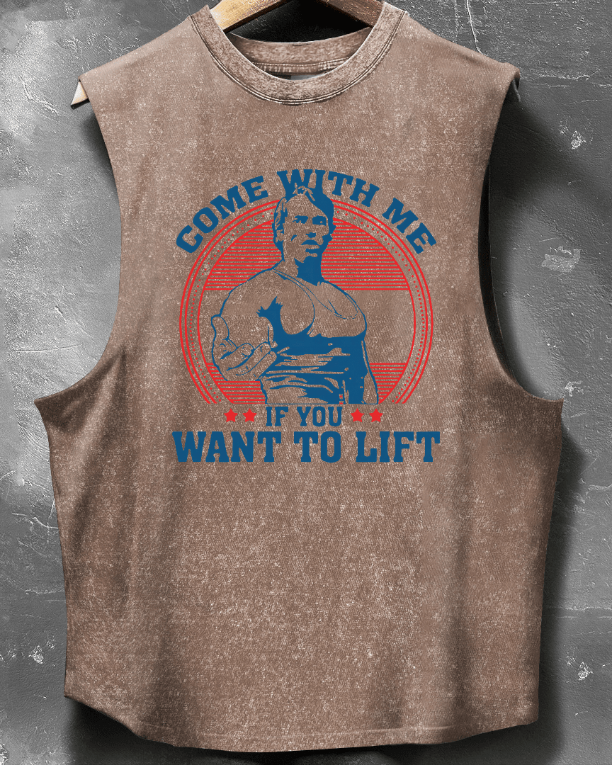 TANK TOP COME WITH ME IF YOU WANT TO LIFT - Ironfit PL