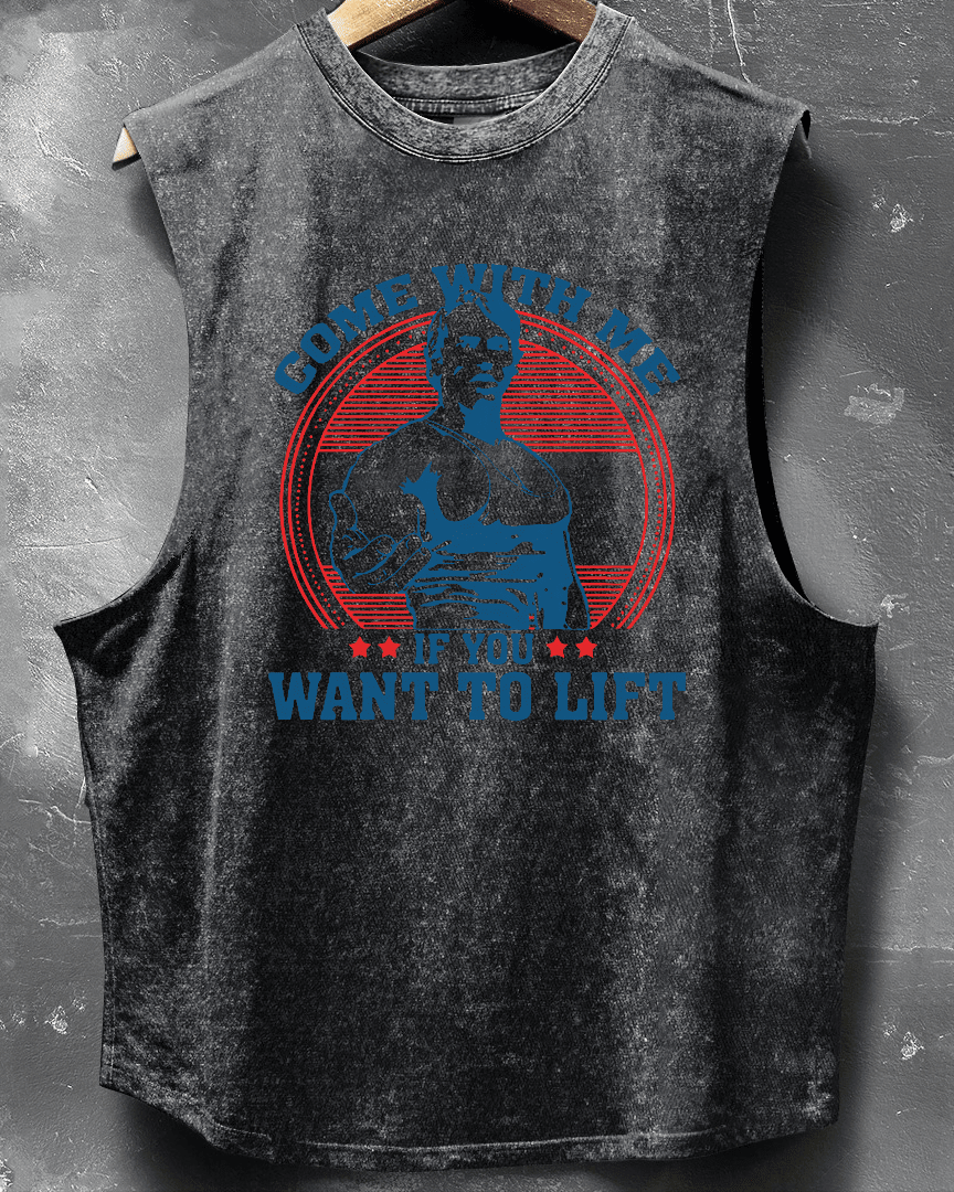 TANK TOP COME WITH ME IF YOU WANT TO LIFT - Ironfit PL