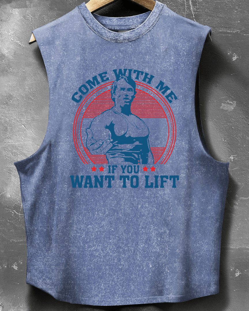 TANK TOP COME WITH ME IF YOU WANT TO LIFT - Ironfit PL
