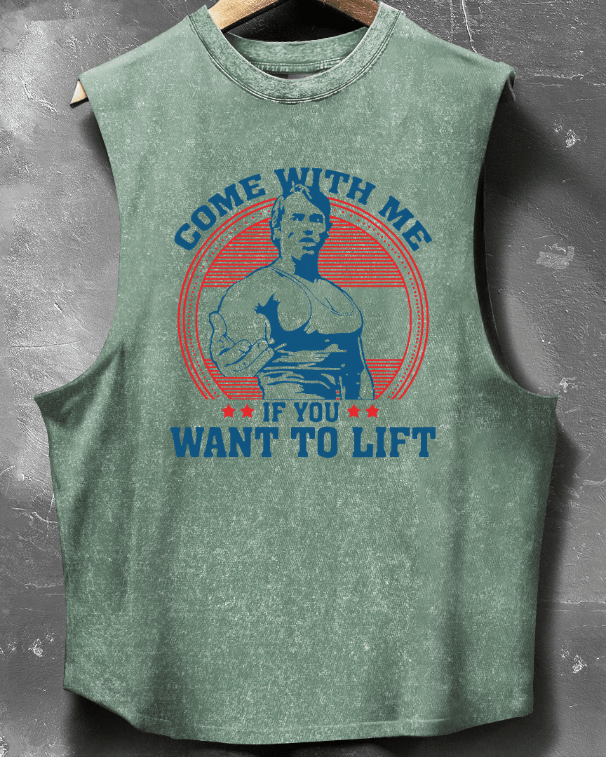 TANK TOP COME WITH ME IF YOU WANT TO LIFT - Ironfit PL