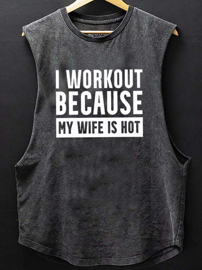 Tank top I Workout Because my Wife is Hot - Ironfit PL