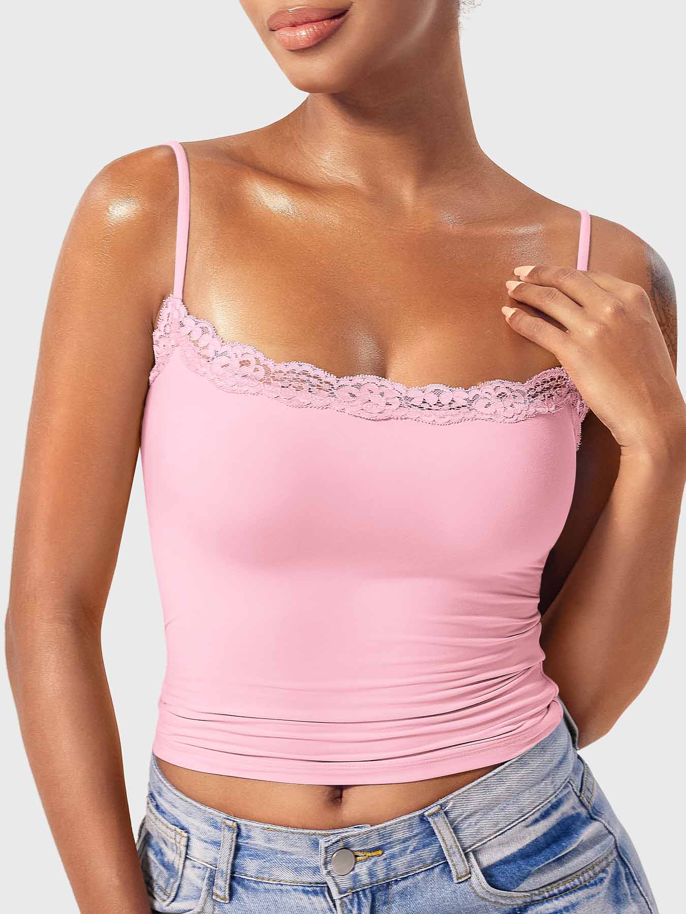 Tank Top Ironfit Annabely Square Neck Lace - Ironfit PL
