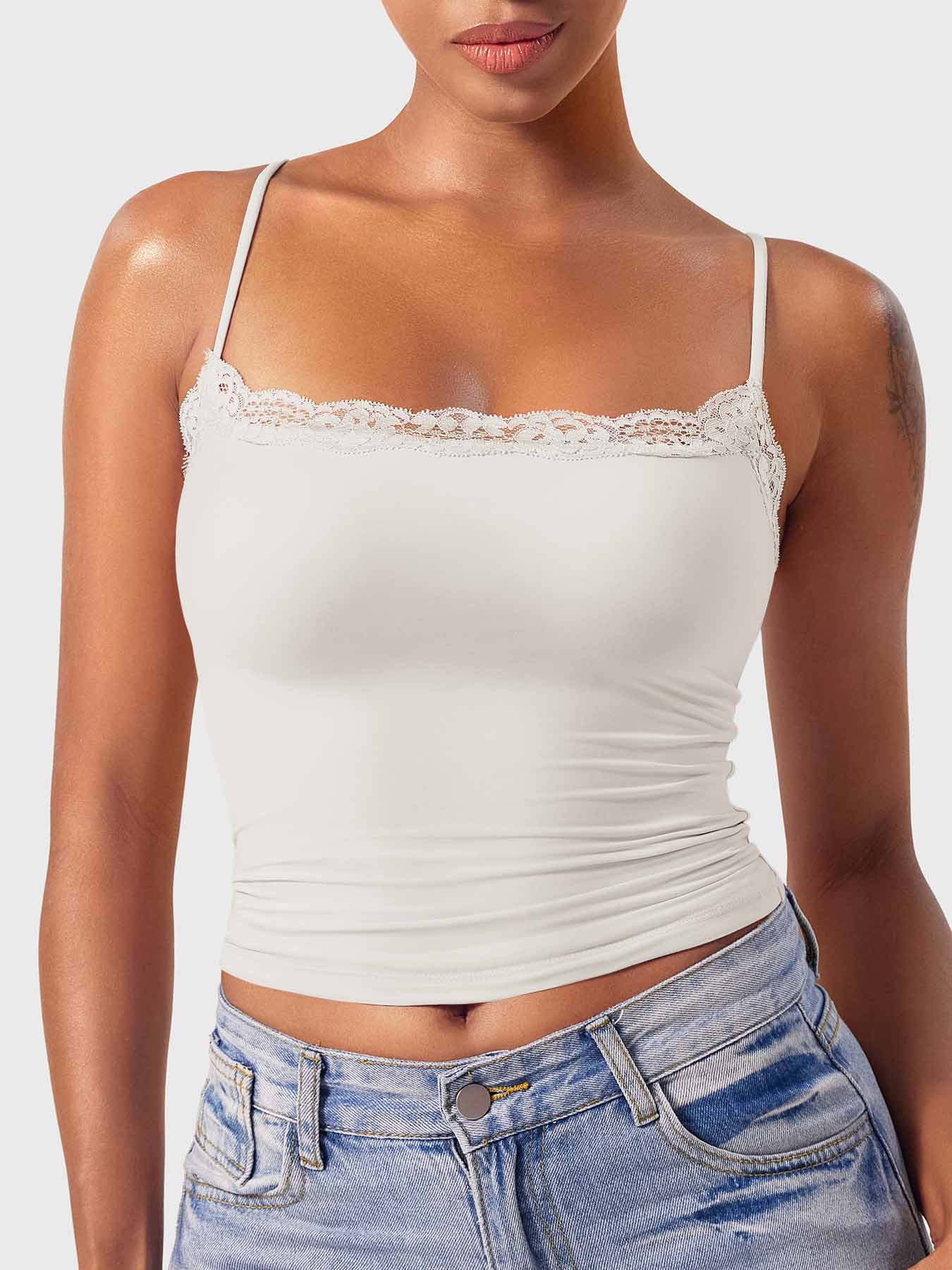 Tank Top Ironfit Annabely Square Neck Lace - Ironfit PL