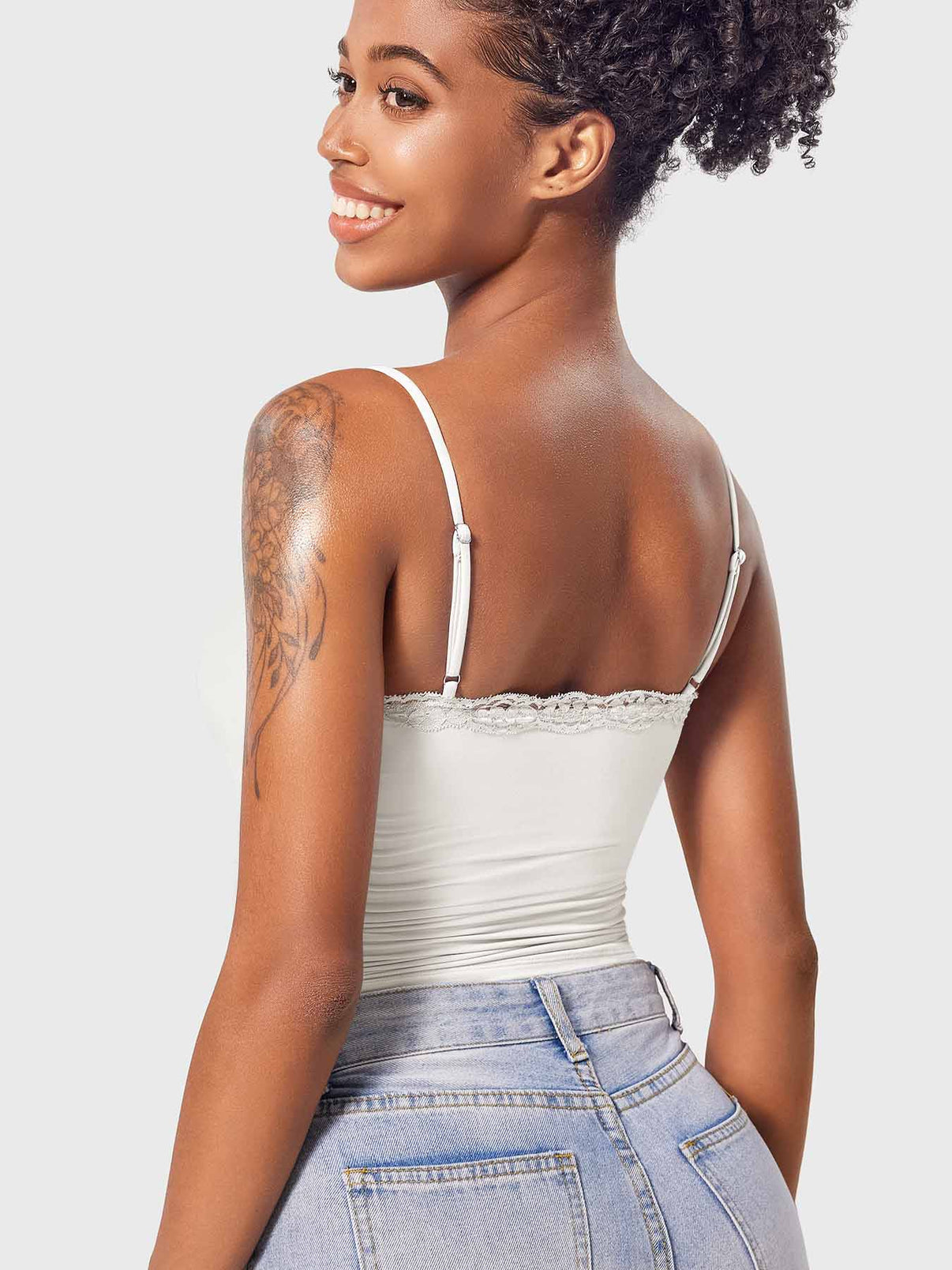 Tank Top Ironfit Annabely Square Neck Lace - Ironfit PL