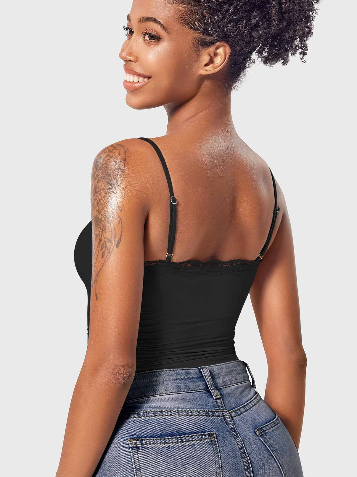 Tank Top Ironfit Annabely Square Neck Lace - Ironfit PL